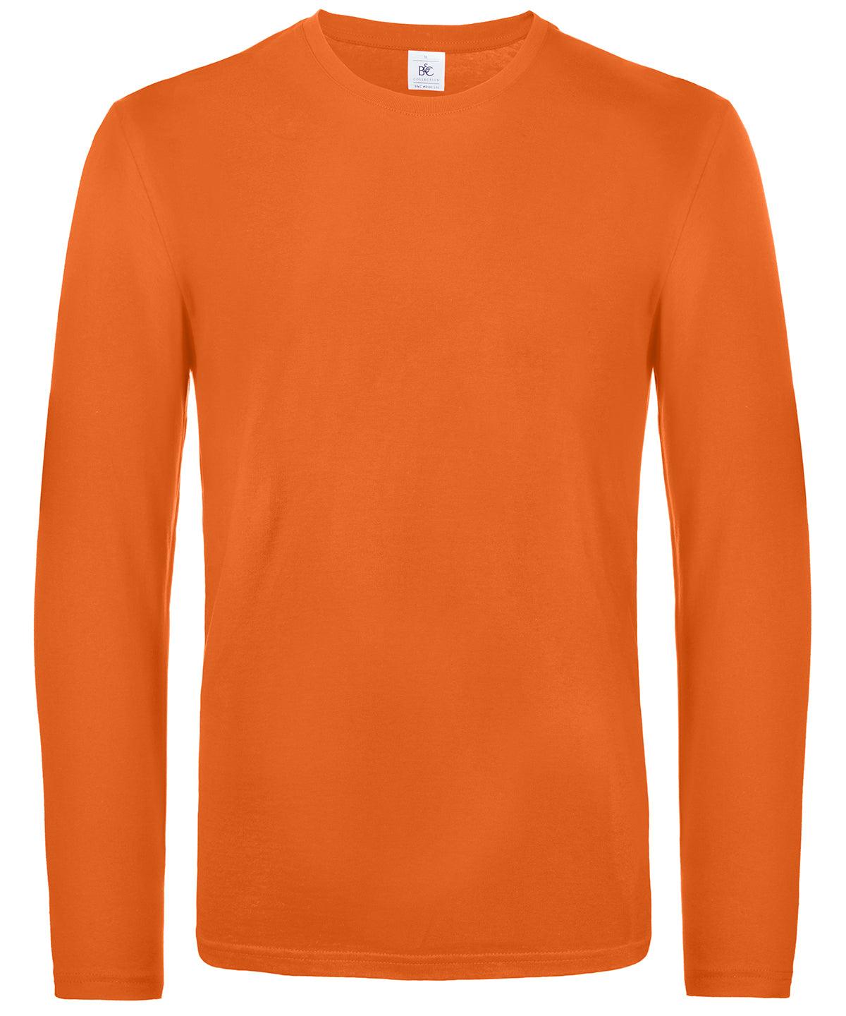 Urban Orange - B&C #E190 long sleeve T-Shirts B&C Collection Must Haves, Plus Sizes, T-Shirts & Vests Schoolwear Centres