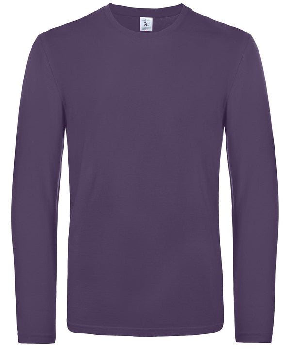 Urban Purple - B&C #E190 long sleeve T-Shirts B&C Collection Must Haves, Plus Sizes, T-Shirts & Vests Schoolwear Centres