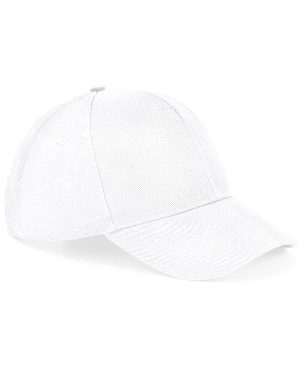 White - Ultimate 6-panel cap Caps Beechfield Headwear, Rebrandable Schoolwear Centres