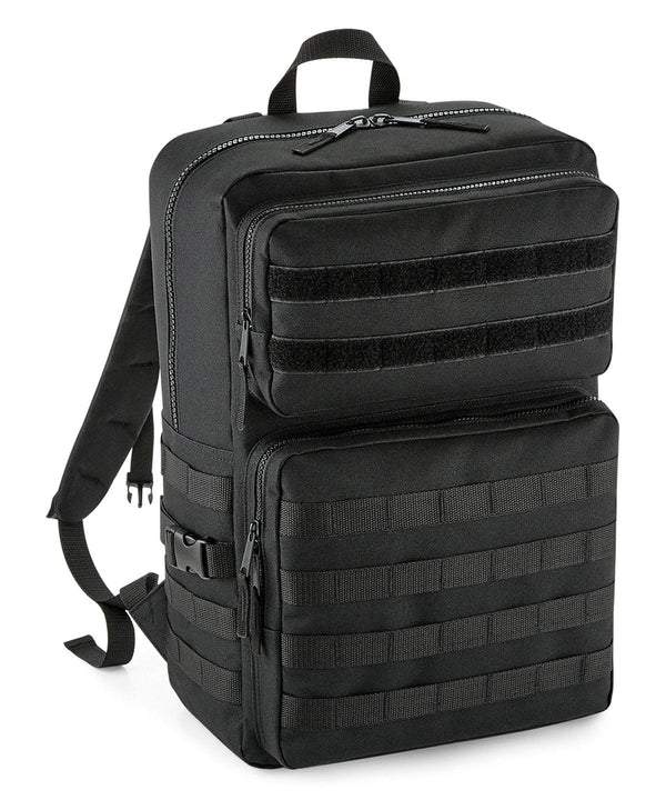 Black - MOLLE tactical backpack Bags Bagbase Rebrandable Schoolwear Centres