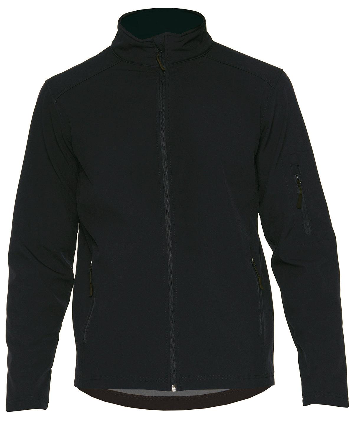 Black - Hammer™ unisex softshell jacket Jackets Gildan Jackets & Coats, Leggings, Must Haves, Plus Sizes, Raladeal - Recently Added, Workwear Schoolwear Centres