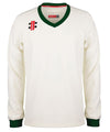 Ivory/Green - Pro performance sweater Sweatshirts Last Chance to Buy Activewear & Performance, Plus Sizes, Rebrandable, Sports & Leisure, Sweatshirts Schoolwear Centres