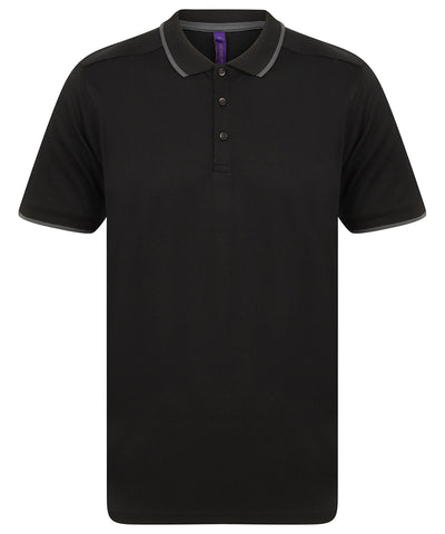 HiCool® tipped polo shirt