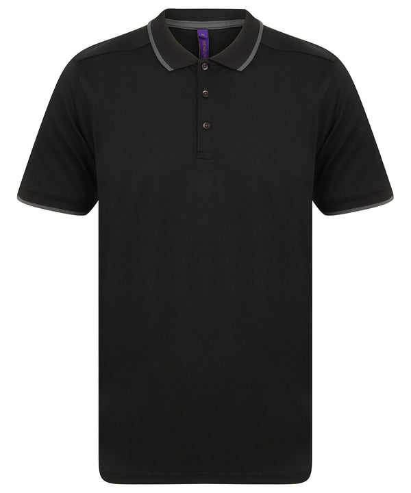 HiCool® tipped polo shirt