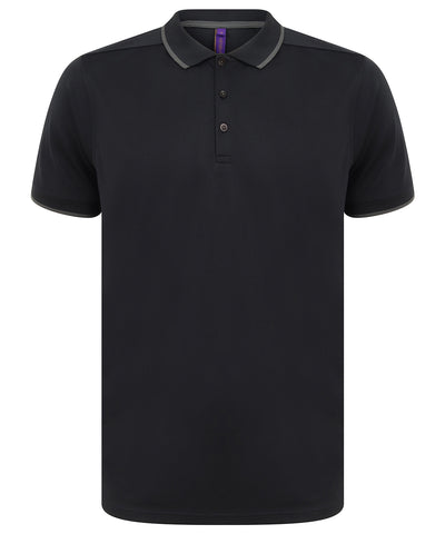HiCool® tipped polo shirt
