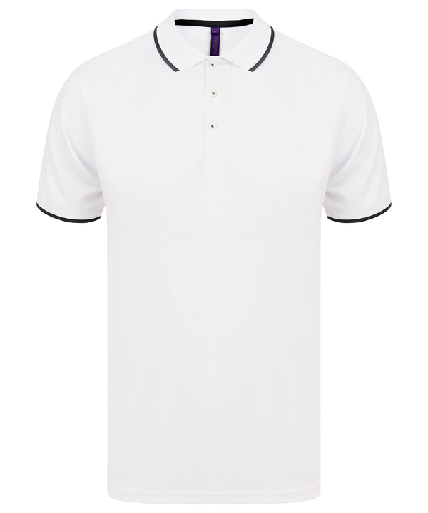 HiCool® tipped polo shirt