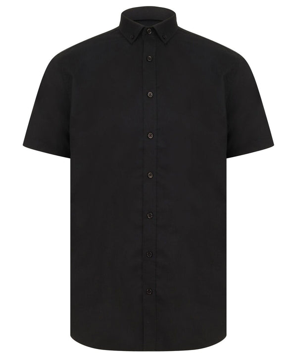 Modern short sleeve Oxford shirt