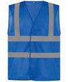 Royal Blue - Top cool open mesh 2-band-and-braces waistcoat (HVW120) Safety Vests Yoko Plus Sizes, Safety Essentials, Safetywear, Workwear Schoolwear Centres