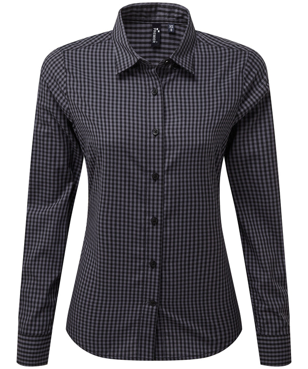 Women's Maxton check long sleeve shirt