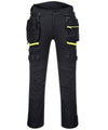 Black - DX440 Detachable holster pocket trouser (DX440) slim fit Trousers Portwest Plus Sizes, Technical Workwear, Trousers & Shorts, UPF Protection, Workwear Schoolwear Centres