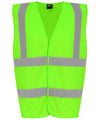 Lime - Waistcoat Safety Vests ProRTX High Visibility Must Haves, Personal Protection, Plus Sizes, Safetywear, Workwear Schoolwear Centres