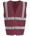 Maroon - Waistcoat Safety Vests ProRTX High Visibility Must Haves, Personal Protection, Plus Sizes, Safetywear, Workwear Schoolwear Centres