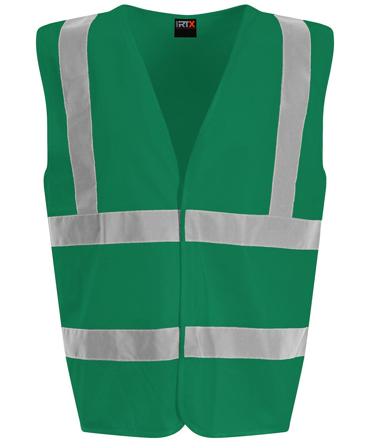 Paramedic Green - Waistcoat Safety Vests ProRTX High Visibility Must Haves, Personal Protection, Plus Sizes, Safetywear, Workwear Schoolwear Centres