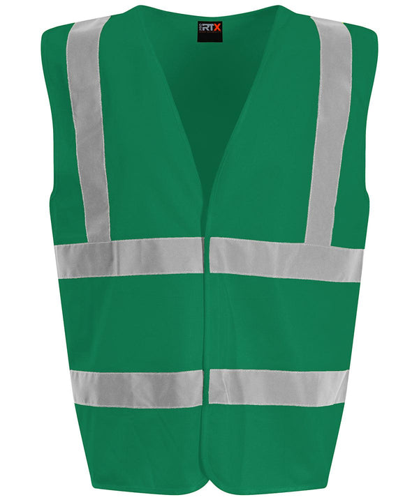 Paramedic Green - Waistcoat Safety Vests ProRTX High Visibility Must Haves, Personal Protection, Plus Sizes, Safetywear, Workwear Schoolwear Centres