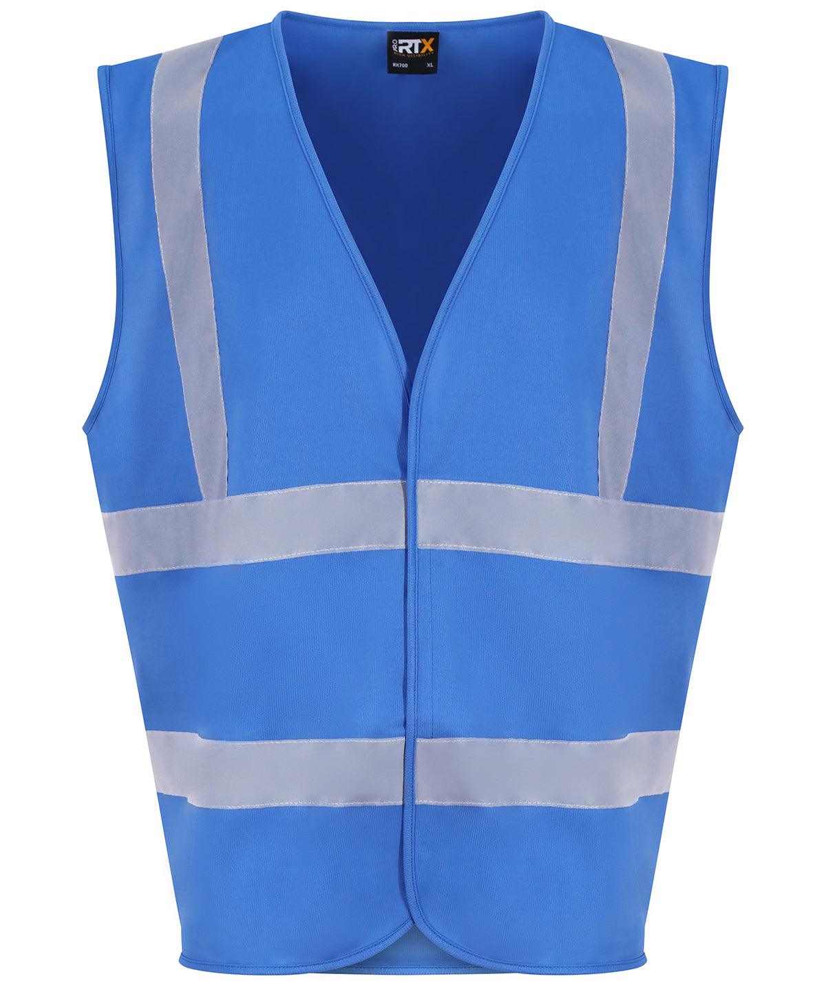 Sapphire - Waistcoat Safety Vests ProRTX High Visibility Must Haves, Personal Protection, Plus Sizes, Safetywear, Workwear Schoolwear Centres