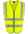 HV Yellow - Executive waistcoat Safety Vests ProRTX High Visibility Plus Sizes, Safetywear, Workwear Schoolwear Centres