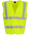 HV Yellow - Kids waistcoat Safety Vests ProRTX High Visibility Plus Sizes, Safetywear, Workwear Schoolwear Centres