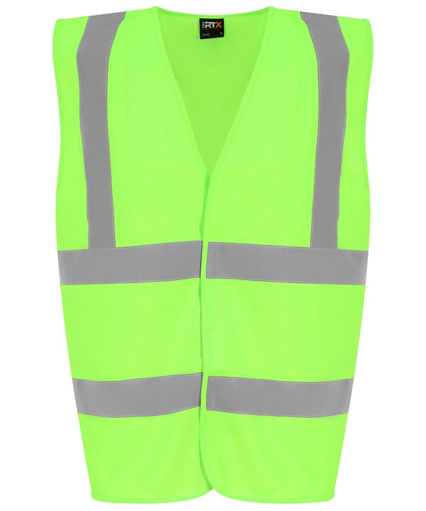 Lime - Kids waistcoat Safety Vests ProRTX High Visibility Plus Sizes, Safetywear, Workwear Schoolwear Centres