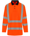 High visibility long sleeve polo