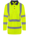 High visibility long sleeve polo