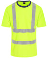 HV Yellow/Navy - High visibility t-shirt T-Shirts ProRTX High Visibility Must Haves, New Sizes for 2021, Plus Sizes, Safetywear, T-Shirts & Vests, Workwear Schoolwear Centres