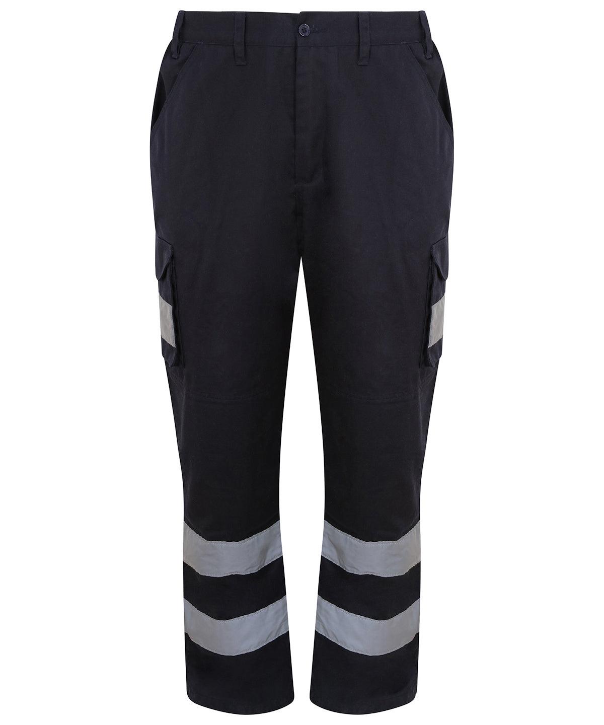 Navy - Cargo trousers Trousers ProRTX High Visibility Plus Sizes, Safetywear, Trousers & Shorts, Workwear Schoolwear Centres