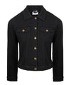 Black - Women's Olivia denim jacket Jackets AWDis So Denim Cropped, Denim, Jackets & Coats, Streetwear Schoolwear Centres