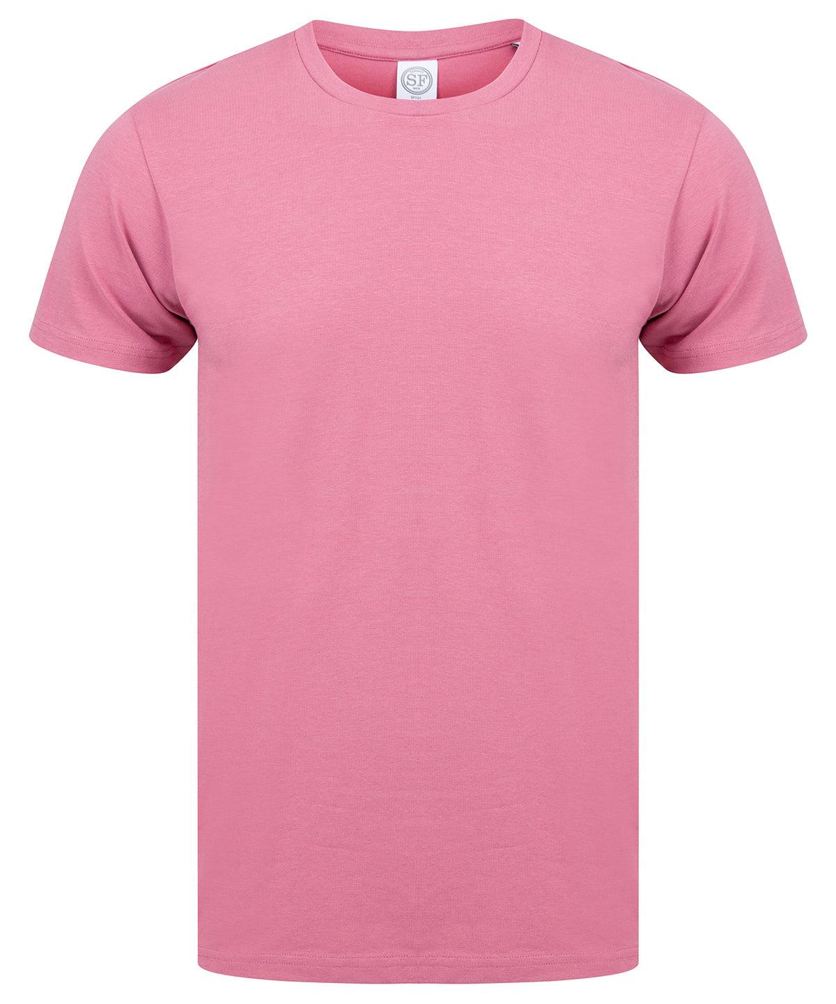 Dusky Pink - Men's feel good stretch t-shirt T-Shirts SF Must Haves, Raladeal - Recently Added, Rebrandable, T-Shirts & Vests Schoolwear Centres