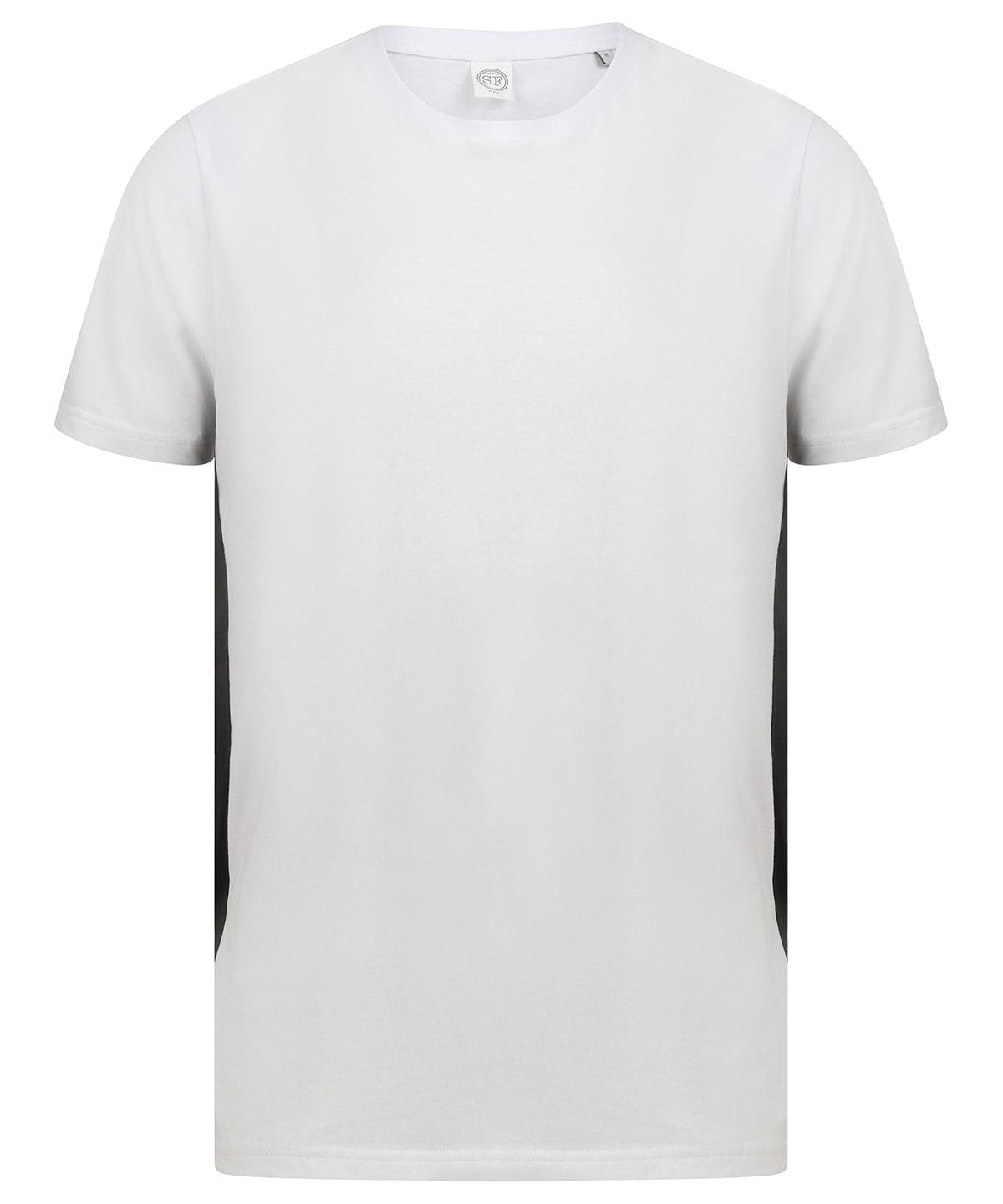 White/Black - Unisex contrast T T-Shirts SF New Sizes for 2021, Street Casual, T-Shirts & Vests Schoolwear Centres