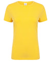 Yellow - Feel good women's stretch t-shirt T-Shirts SF Must Haves, Raladeal - Recently Added, Rebrandable, T-Shirts & Vests, Women's Fashion Schoolwear Centres