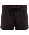 Black/Black - Kids retro shorts Shorts SF Minni Junior Schoolwear Centres