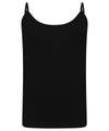 Black - Kids feel good stretch spaghetti vest Vests SF Minni Plus Sizes, T-Shirts & Vests Schoolwear Centres