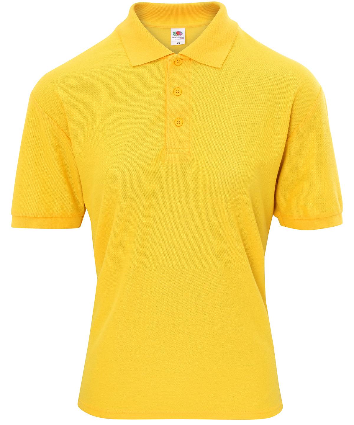 Sunflower - Kids 65/35 piqué polo Polos Fruit of the Loom Back to Education, Junior, Must Haves, Polos & Casual Schoolwear Centres