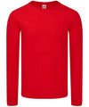 Red - Iconic 150 classic long sleeve T T-Shirts Fruit of the Loom Holiday Season, Plus Sizes, T-Shirts & Vests Schoolwear Centres