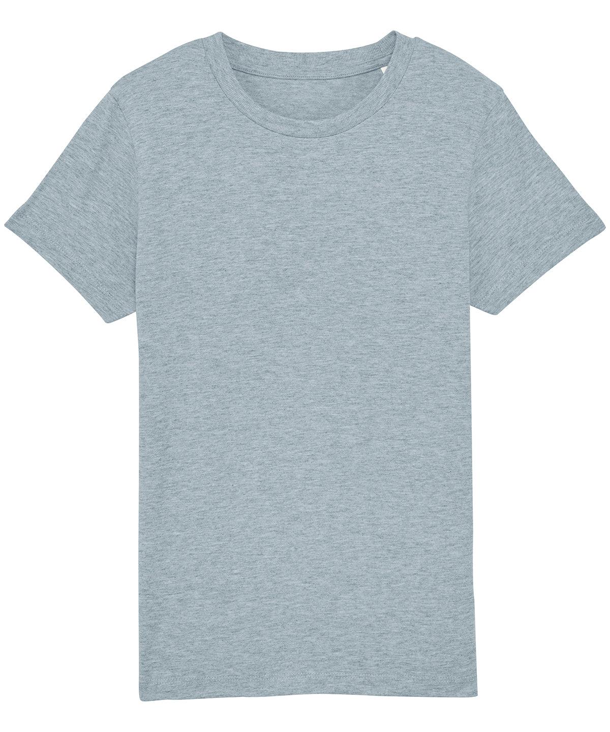 Heather Ice Blue - Kids mini Creator iconic t-shirt (STTK909) T-Shirts Stanley/Stella 2022 Spring Edit, Exclusives, Junior, Must Haves, New Colours for 2021, New Colours For 2022, New Colours for 2023, Organic & Conscious, Raladeal - Recently Added, Raladeal - Stanley Stella, Stanley/ Stella, T-Shirts & Vests Schoolwear Centres