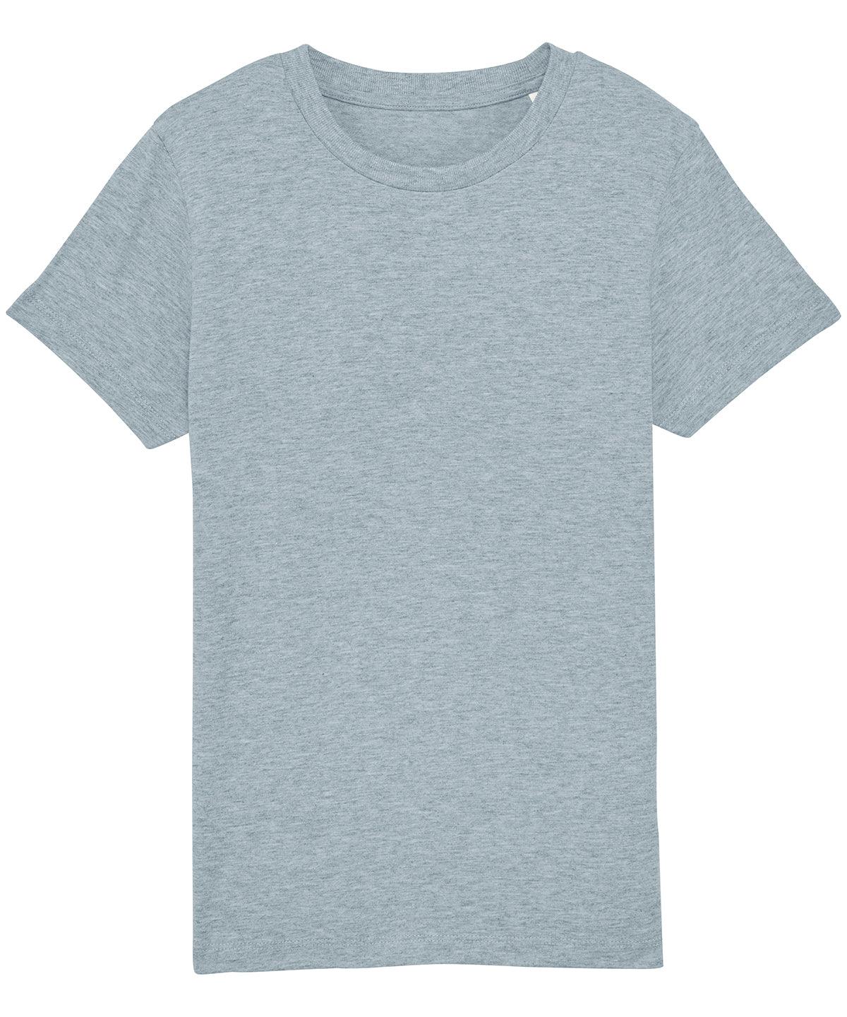 Heather Ice Blue - Kids mini Creator iconic t-shirt (STTK909) T-Shirts Stanley/Stella 2022 Spring Edit, Exclusives, Junior, Must Haves, New Colours for 2021, New Colours For 2022, New Colours for 2023, Organic & Conscious, Raladeal - Recently Added, Raladeal - Stanley Stella, Stanley/ Stella, T-Shirts & Vests Schoolwear Centres