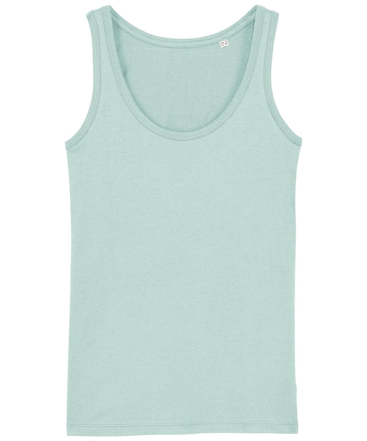 Caribbean Blue - Women's Stella Dreamer iconic tank top (STTW013) Vests Stanley/Stella Exclusives, Must Haves, Organic & Conscious, Raladeal - Recently Added, Raladeal - Stanley Stella, T-Shirts & Vests, Women's Fashion Schoolwear Centres