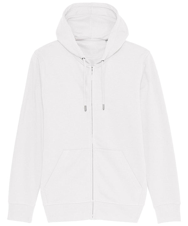 White* - Unisex Connector essential zip-thru hoodie sweatshirt (STSU820) Hoodies Stanley/Stella Conscious cold weather styles, Exclusives, Hoodies, Must Haves, New Colours for 2023, New Sizes for 2022, Organic & Conscious, Plus Sizes, Raladeal - Recently Added Schoolwear Centres