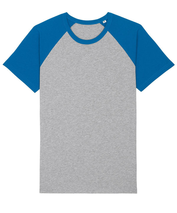 Heather Grey/Royal Blue - Catcher unisex short sleeve t-shirt (STTU825) T-Shirts Stanley/Stella Directory, Exclusives, Organic & Conscious, Rebrandable, Stanley/ Stella, T-Shirts & Vests Schoolwear Centres