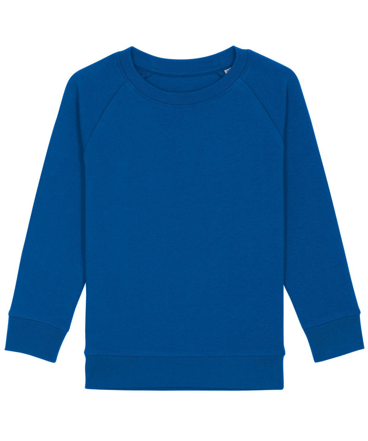 Majorelle Blue - Kids mini Scouter iconic crew neck sweatshirt (STSK916) Sweatshirts Stanley/Stella Directory, Exclusives, Junior, New Colours for 2021, Organic & Conscious, Raladeal - Recently Added, Raladeal - Stanley Stella, Rebrandable, Recycled, Stanley/ Stella, Sweatshirts Schoolwear Centres