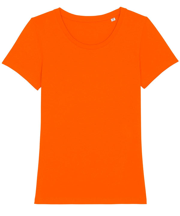 Bright Orange - Women's Stella Expresser iconic fitted t-shirt (STTW032) T-Shirts Stanley/Stella Directory, Exclusives, Must Haves, New Colours For 2022, Organic & Conscious, Raladeal - Stanley Stella, Rebrandable, Stanley/ Stella, T-Shirts & Vests, Women's Fashion Schoolwear Centres