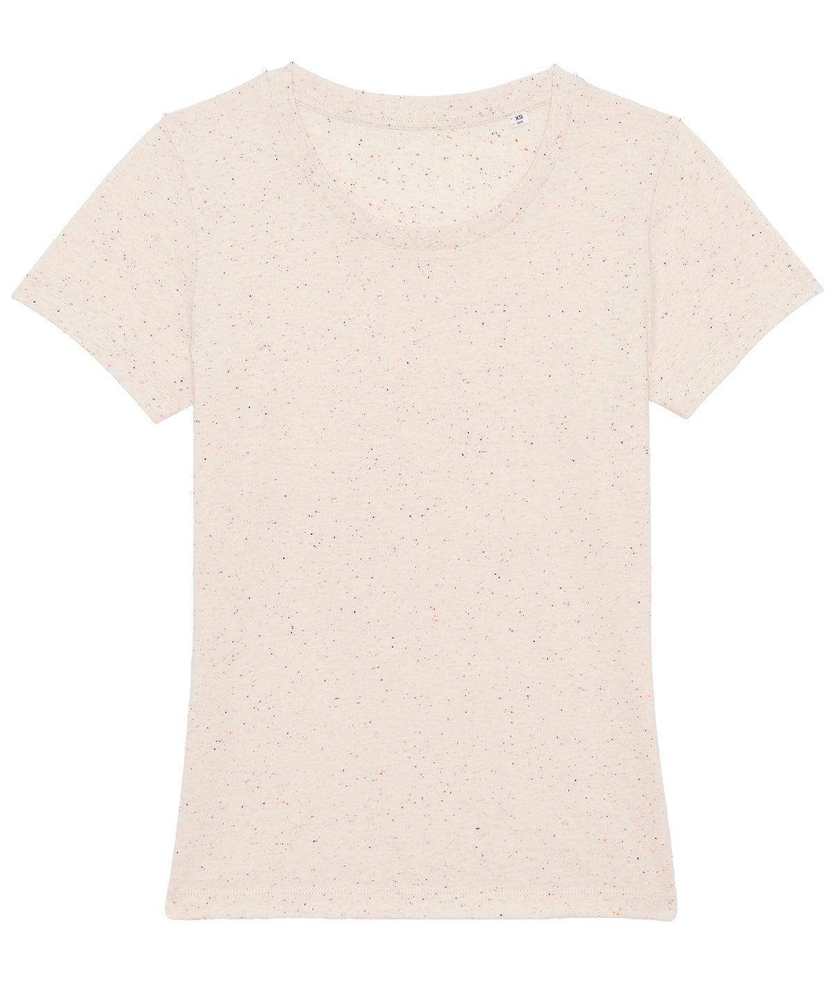 Ecru Neppy Mandarine - Women's Stella Expresser iconic fitted t-shirt (STTW032) T-Shirts Stanley/Stella Directory, Exclusives, Must Haves, New Colours For 2022, Organic & Conscious, Raladeal - Stanley Stella, Rebrandable, Stanley/ Stella, T-Shirts & Vests, Women's Fashion Schoolwear Centres