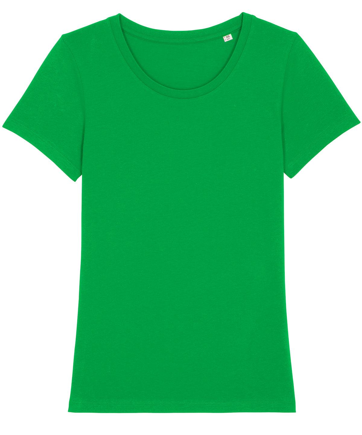 Fresh Green - Women's Stella Expresser iconic fitted t-shirt (STTW032) T-Shirts Stanley/Stella Directory, Exclusives, Must Haves, New Colours For 2022, Organic & Conscious, Raladeal - Stanley Stella, Rebrandable, Stanley/ Stella, T-Shirts & Vests, Women's Fashion Schoolwear Centres