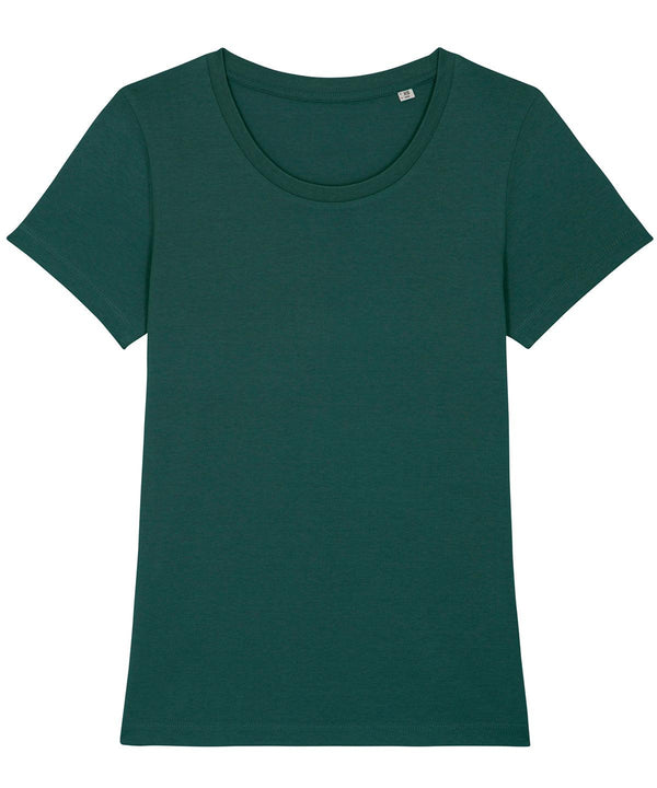 Glazed Green - Women's Stella Expresser iconic fitted t-shirt (STTW032) T-Shirts Stanley/Stella Directory, Exclusives, Must Haves, New Colours For 2022, Organic & Conscious, Raladeal - Stanley Stella, Rebrandable, Stanley/ Stella, T-Shirts & Vests, Women's Fashion Schoolwear Centres