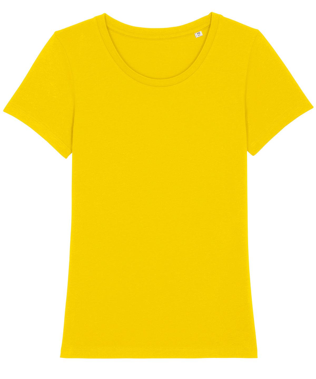 Golden Yellow - Women's Stella Expresser iconic fitted t-shirt (STTW032) T-Shirts Stanley/Stella Directory, Exclusives, Must Haves, New Colours For 2022, Organic & Conscious, Raladeal - Stanley Stella, Rebrandable, Stanley/ Stella, T-Shirts & Vests, Women's Fashion Schoolwear Centres