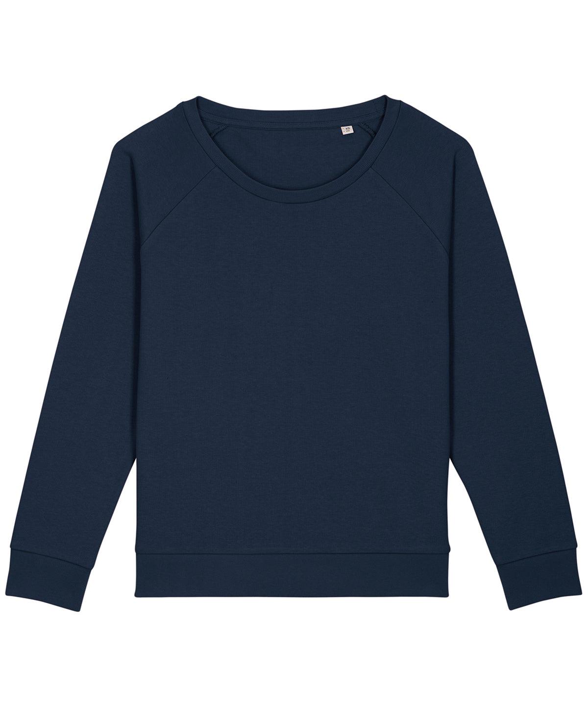 French Navy - Women's Stella Dazzler relaxed fit sweatshirt (STSW125) Sweatshirts Stanley/Stella Exclusives, Must Haves, Organic & Conscious, Rebrandable, Stanley/ Stella, Sweatshirts Schoolwear Centres