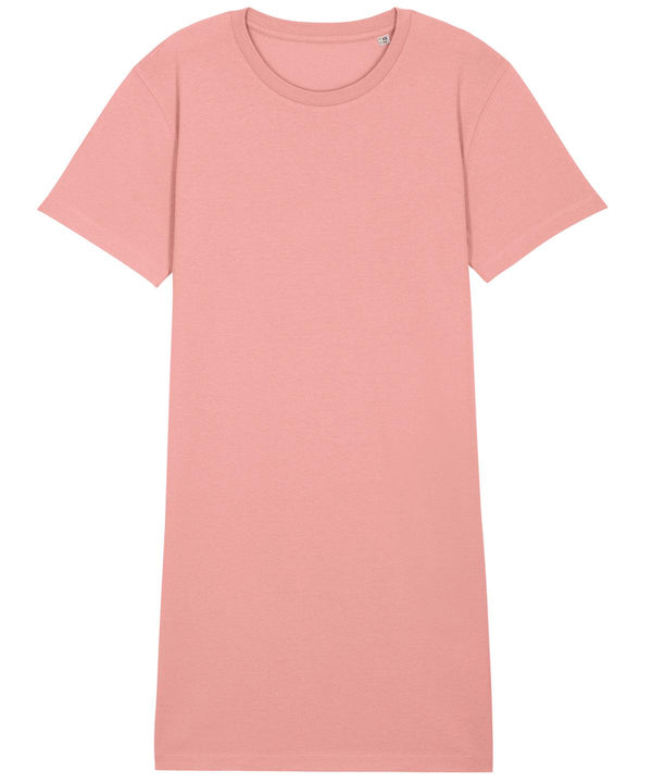 Canyon Pink - Women's Stella Spinner t-shirt dress (STDW144) Dresses Stanley/Stella Exclusives, Must Haves, New Colours For 2022, Organic & Conscious, Oversized, Rebrandable, Stanley/ Stella, Women's Fashion Schoolwear Centres