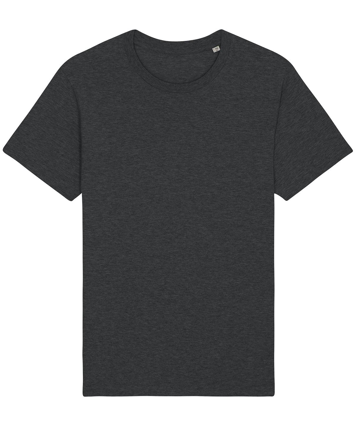 Dark Heather Grey* - Rocker the essential unisex t-shirt (STTU758) T-Shirts Stanley/Stella 2022 Spring Edit, Exclusives, Merch, Must Haves, New Colours For 2022, Organic & Conscious, Plus Sizes, Raladeal - Recently Added, Rebrandable, Stanley/ Stella, T-Shirts & Vests Schoolwear Centres