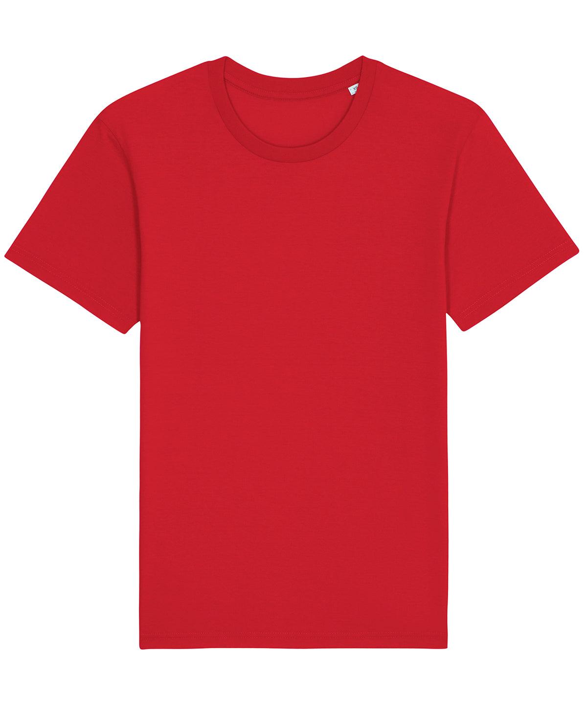 Red* - Rocker the essential unisex t-shirt (STTU758) T-Shirts Stanley/Stella 2022 Spring Edit, Exclusives, Merch, Must Haves, New Colours For 2022, Organic & Conscious, Plus Sizes, Raladeal - Recently Added, Rebrandable, Stanley/ Stella, T-Shirts & Vests Schoolwear Centres