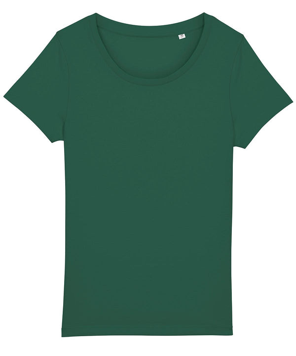 Bottle Green - Women's Stella Jazzer the essential t-shirt (STTW039) T-Shirts Stanley/Stella Exclusives, New Colours For 2022, Organic & Conscious, Plus Sizes, Raladeal - Recently Added, Raladeal - Stanley Stella, Rebrandable, Stanley/ Stella, T-Shirts & Vests Schoolwear Centres